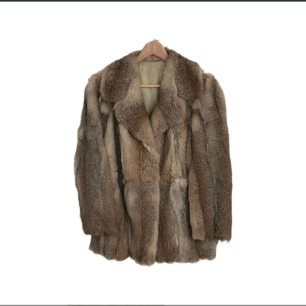 VINTAGE FOX FUR COAT